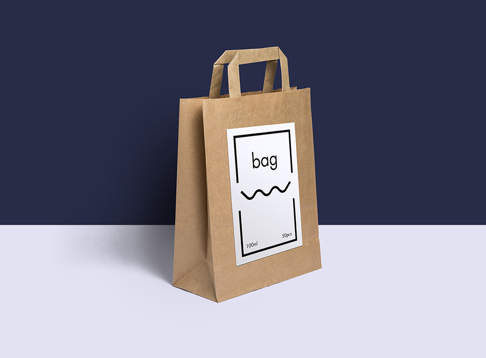 Download Paper Bag Packaging PSD Mockup - Mockup Love