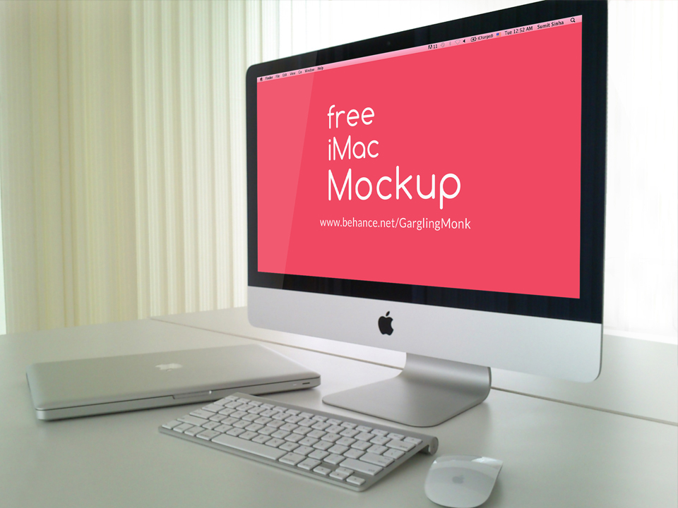 iMac on Desk Mockup  mockup, free mockup, psd mockup, mockup psd, free psd, psd, download mockup, mockup download, photoshop mockup, mock-up, free mock-up, mock-up psd, mockup template, free mockup psd, presentation mockup, branding mockup, free psd mockup