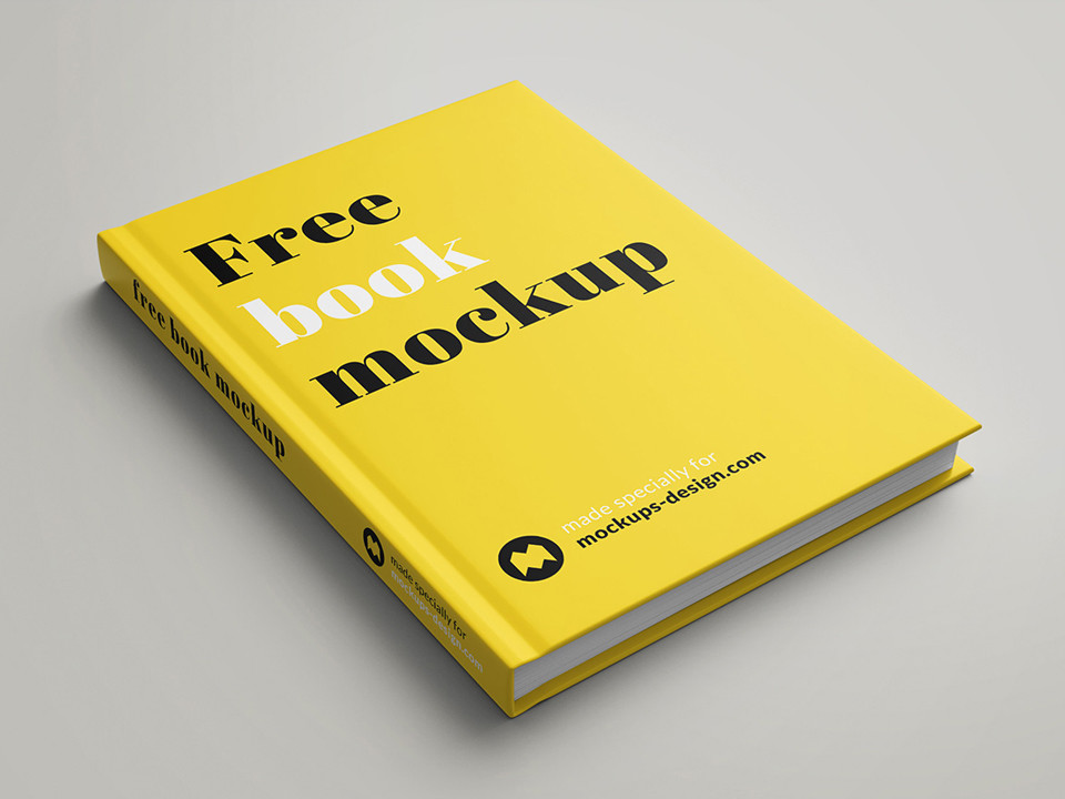 Download Free Book Cover Mockup PSD - Mockup Love PSD Mockup Templates