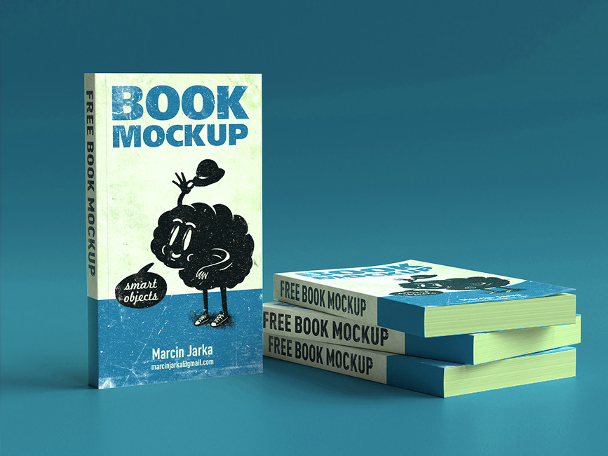 Download Free Book Cover Mockup Psd Mockup Love