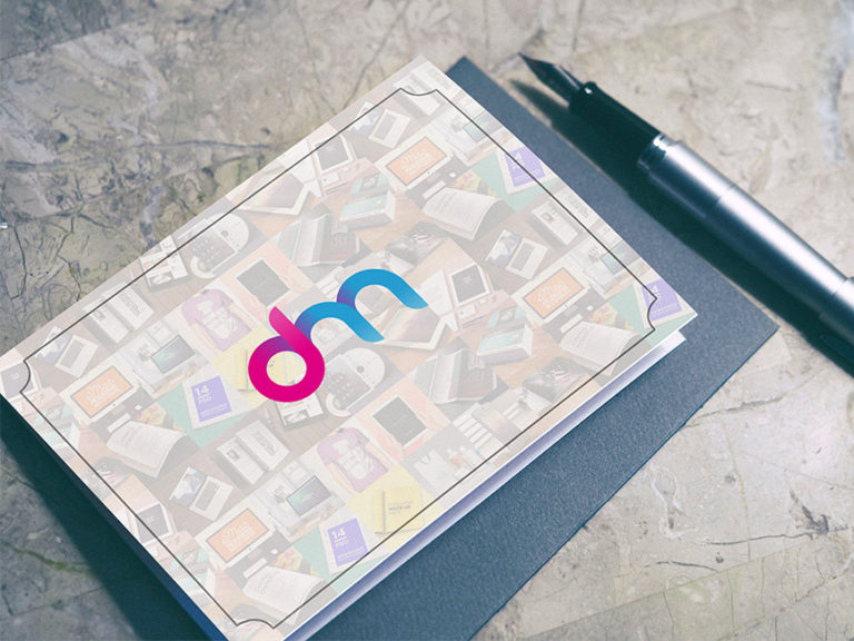 Horizontal Postcard Mockup PSD Mockup Love