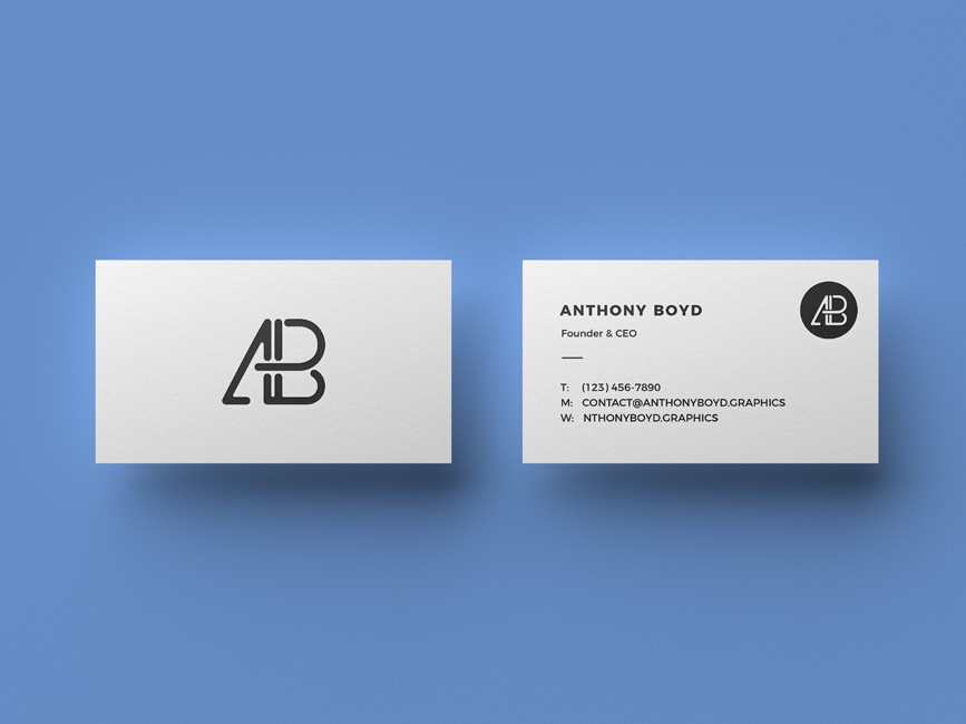 Download Clean Business Card Mockup - Mockup Love PSD Mockup Templates