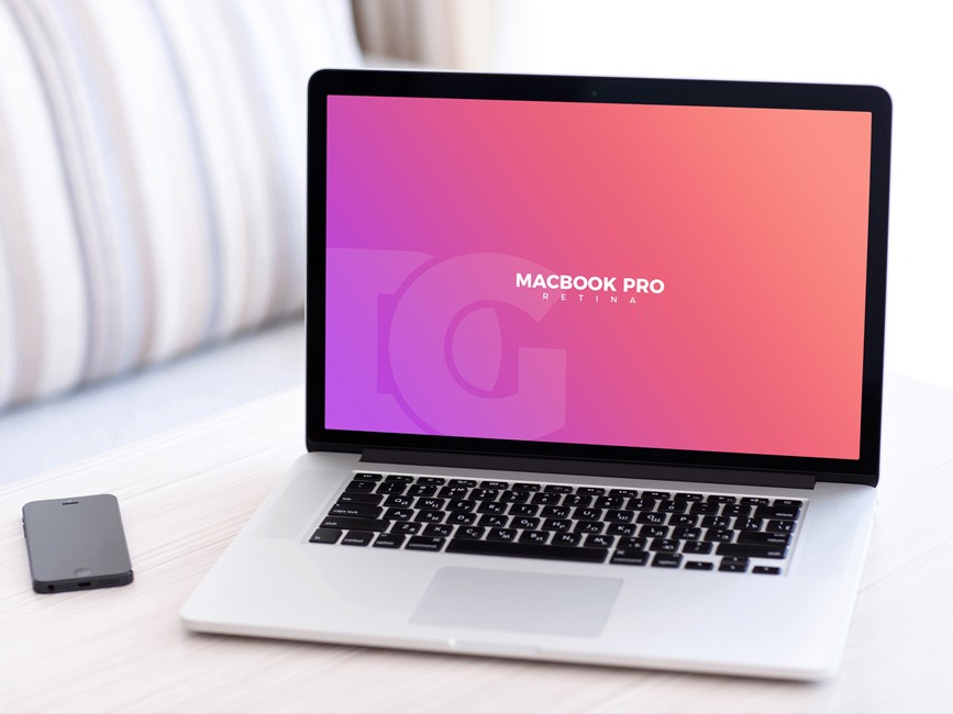 MacBook Pro Retina Mockup