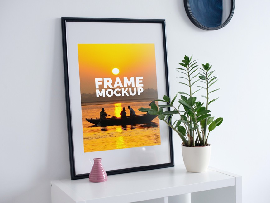 Poster Photo Frame Mockup Psd Mockup Love