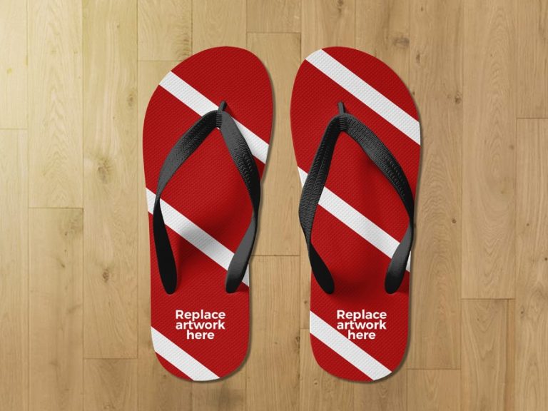 Download Beach Slippers PSD Mockup - Mockup Love