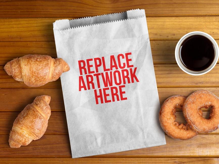 Download Paper Bag With Food Mockup Mockup Love