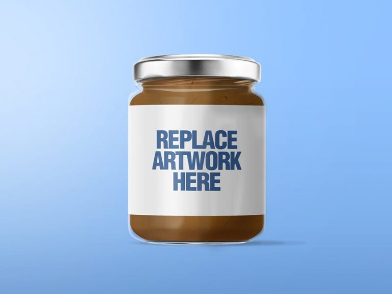 Download Peanut Butter Glass Jar Mockup - Mockup Love