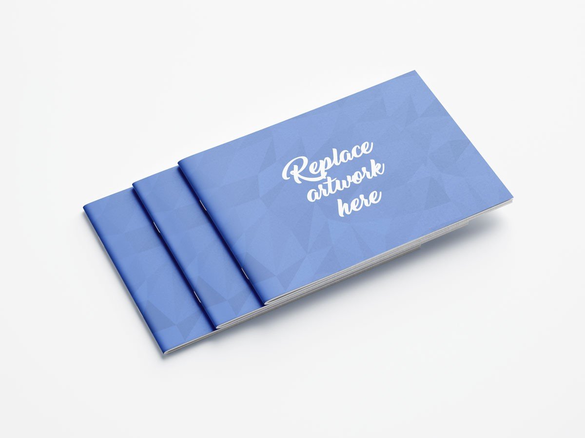 Landscape Brochure Mockup Bundle Landscape Brochure Mockup Bundle