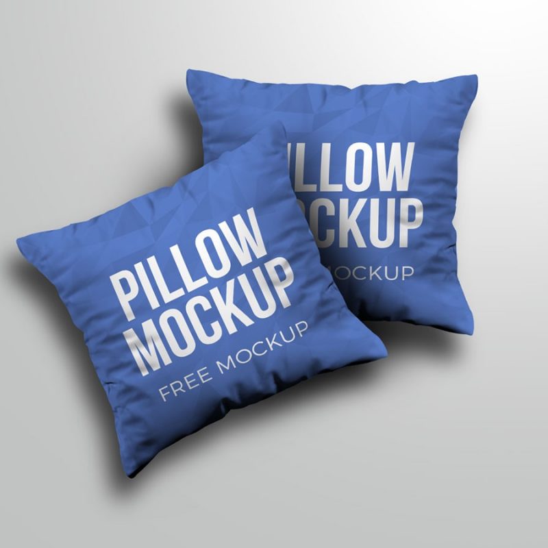 Multiple Square Pillow Mockup