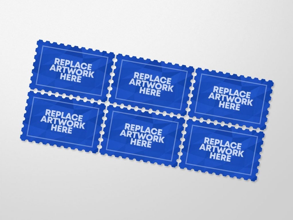 Retro Postage Stamp Mockup - Mockup Love