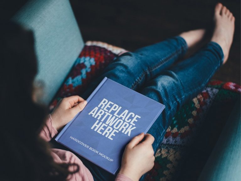 Holding Hardcover Book Mockup Mockup Love