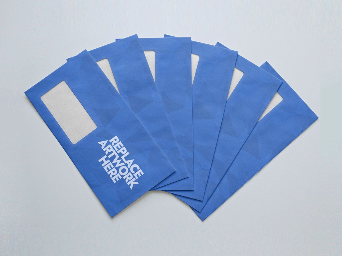 Letter Envelope Bundle Mockup Letter Envelope Bundle Mockup