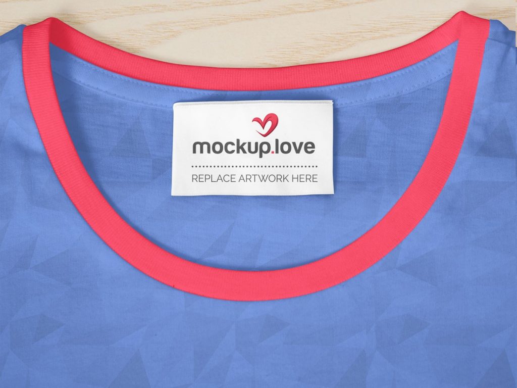 Download T-Shirt Label PSD Mockup - Mockup Love