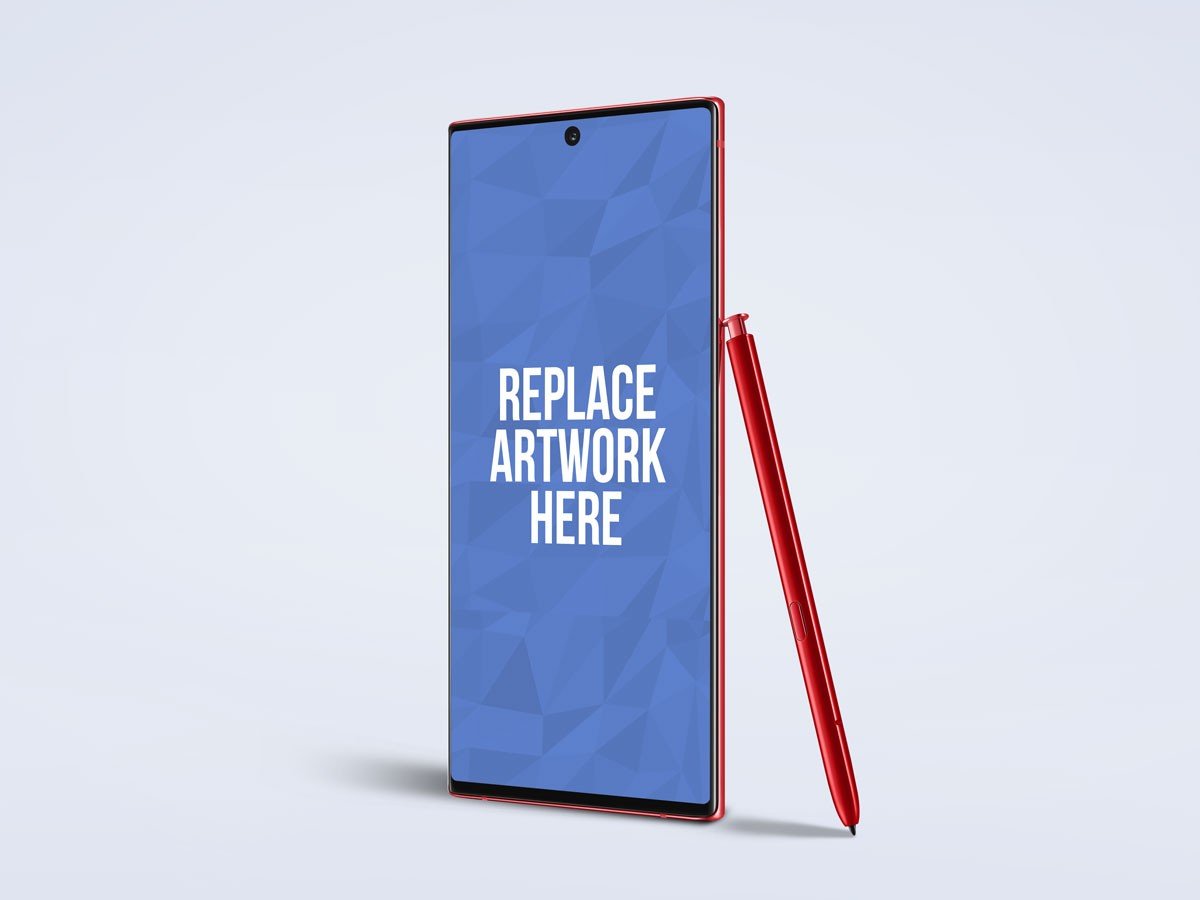 Galaxy Note 10 Mockup