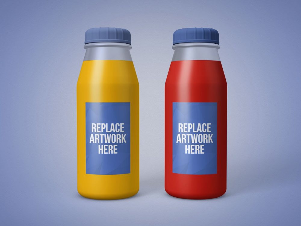 Juice Bottle Packaging Mock-Up on Behance