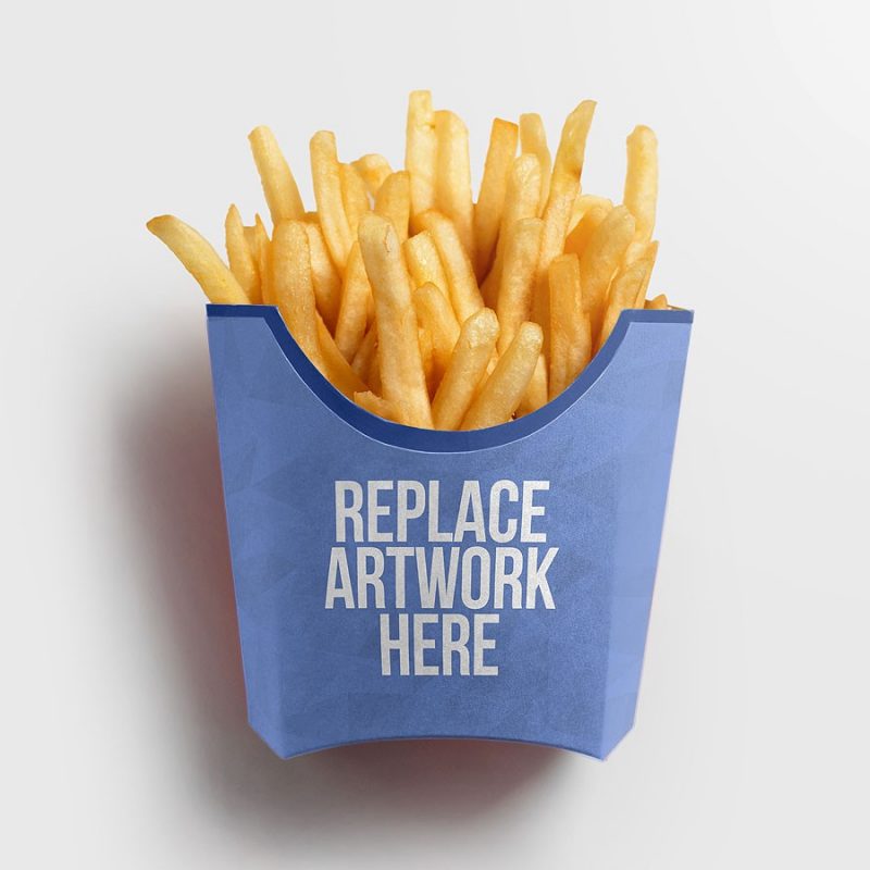 French Fries Packaging Mockup