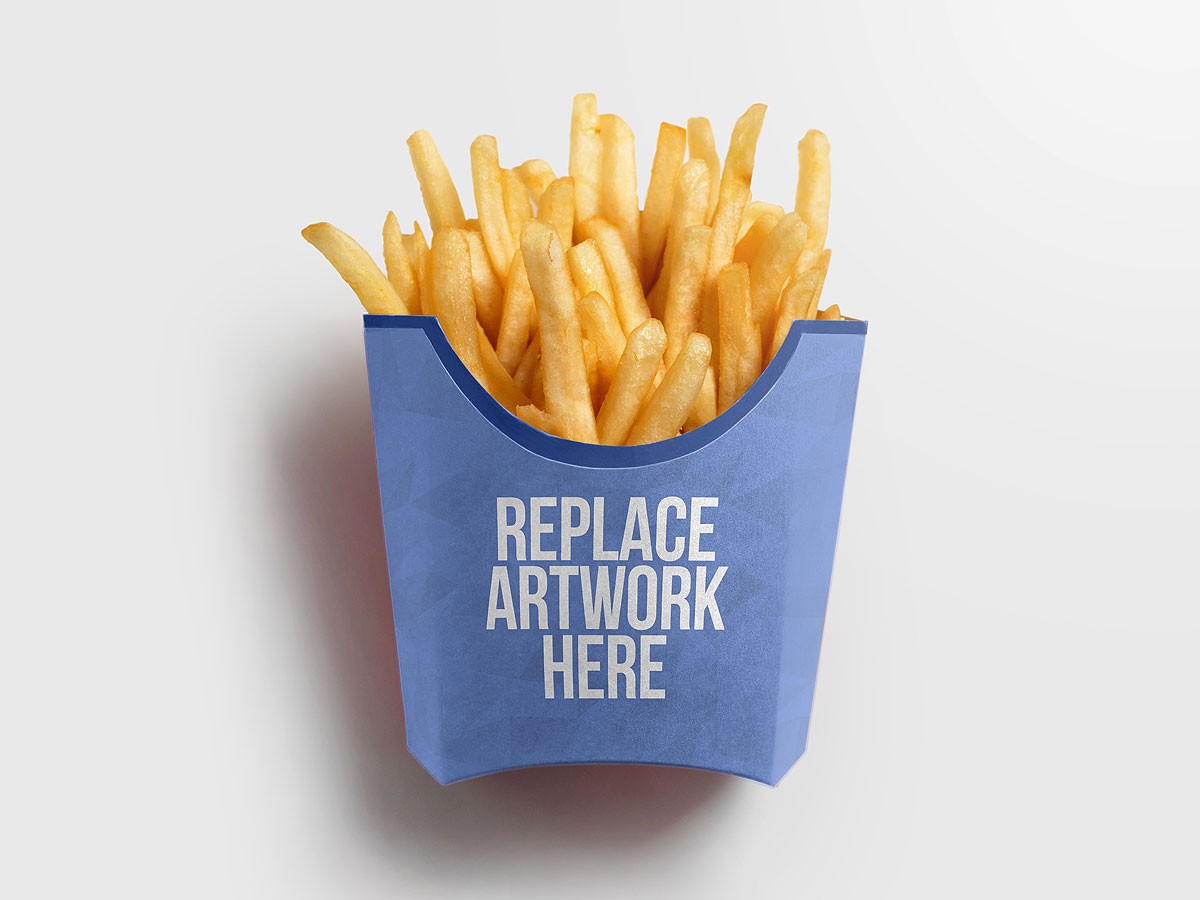 Download French Fries Packaging Mockup Mockup Love