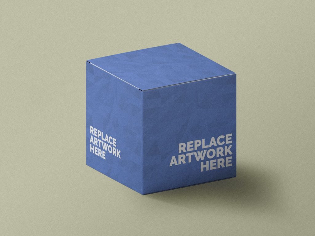 Square Box PSD Mockup - Mockup Love