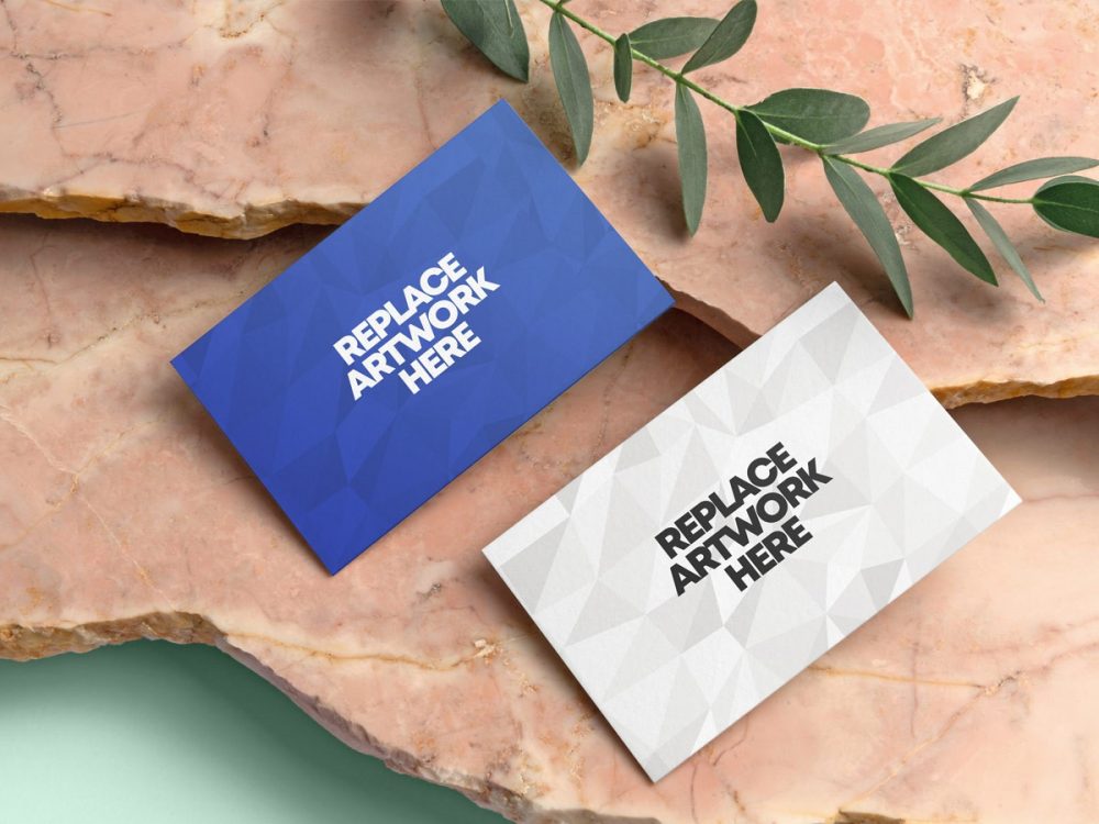 Thick Business Cards Mockup Mockup Love