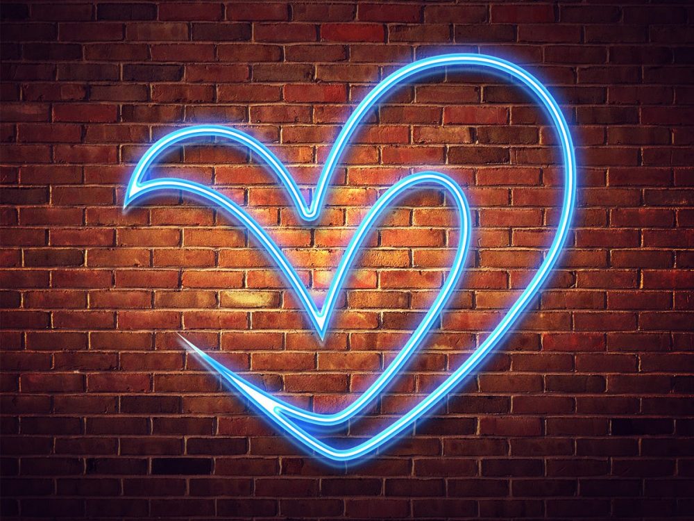 Neon Light Logo Mockup Mockup Love