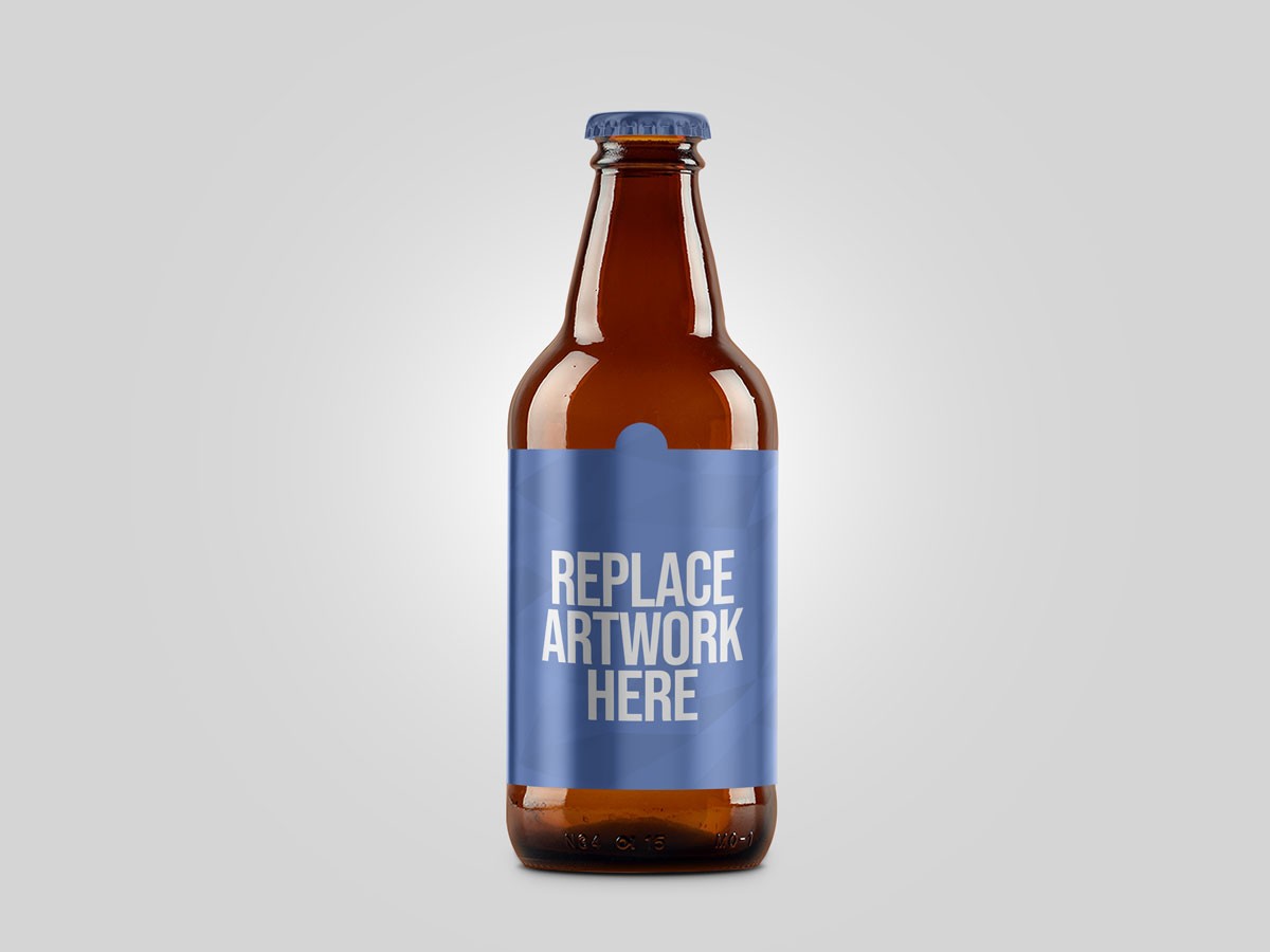 Download Beer Bottle Label Mockup - Mockup Love