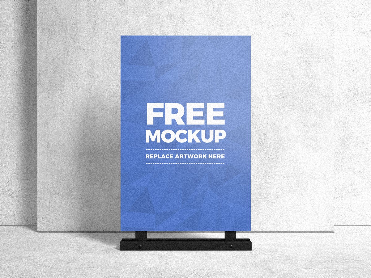 Easel Mockup  Poster display, Cool artwork, Outdoor paint