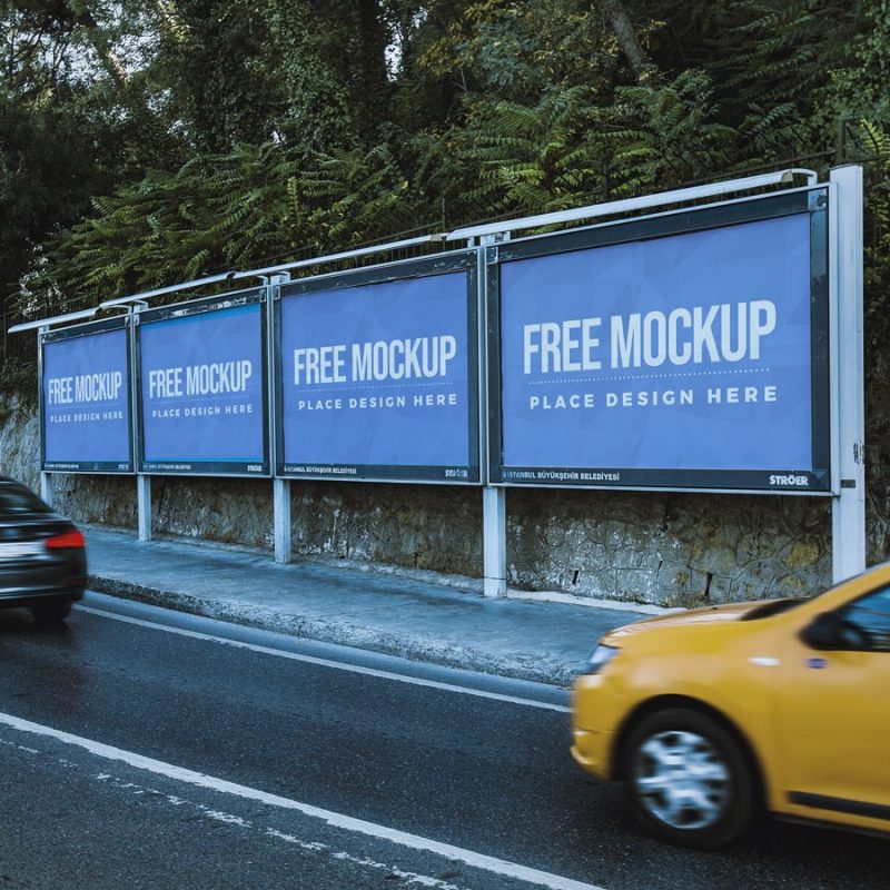 Advertising Sandwich Board Mockup - Mockup Love