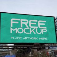 City billboard mockup