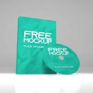 Software disc & box mockup