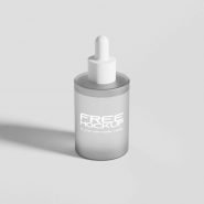 Minimal serum bottle mockup Minimal serum bottle mockup